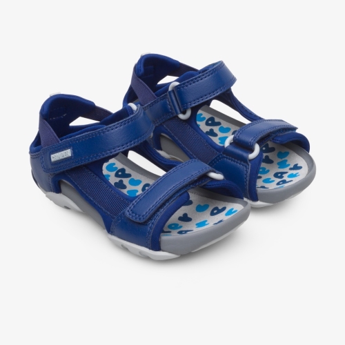 Camper Ous Sandals Blue - Kids Singapore QEPZZM-049